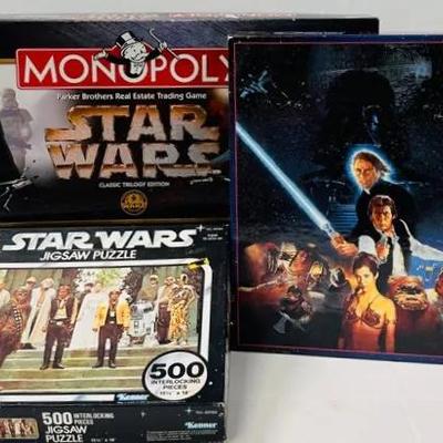 “Star Wars” Monopoly and Puzzles