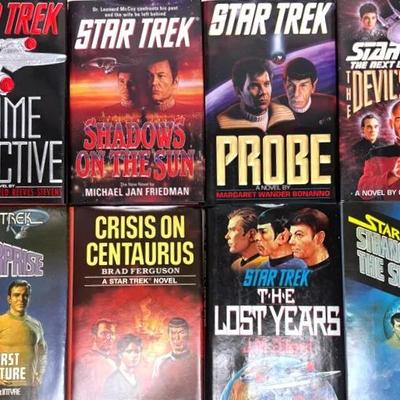"Star Trek" Novel Collection of 8 Books - Classic Adventures!