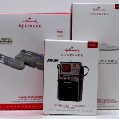 "Star Trek" and "Star Wars" Ornament Collection 