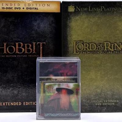 "The Hobbit" and "Lord of the Rings" DVD Collection with Collectible Cards