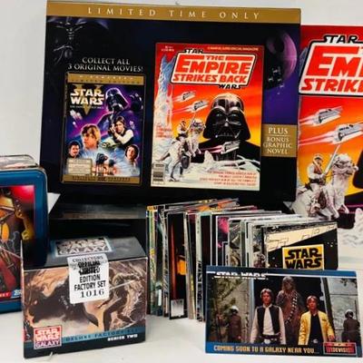 Collectible “Star Wars” Marvel Magazine and Cards