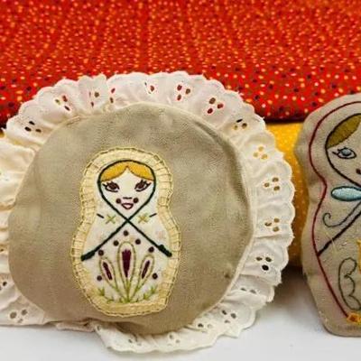 Quilting Fabric and Matryoshka Doll