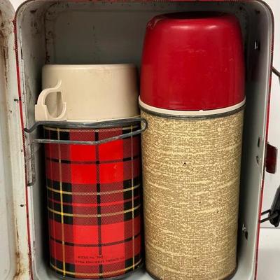 “King-Seeley” Vintage Metal Lunch Box Set