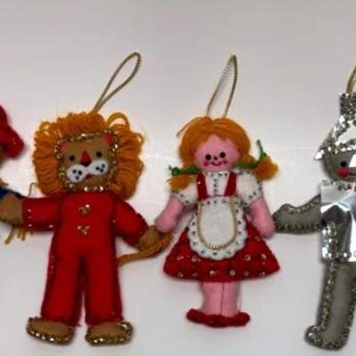 Wizards Of Oz Plush Ornaments 