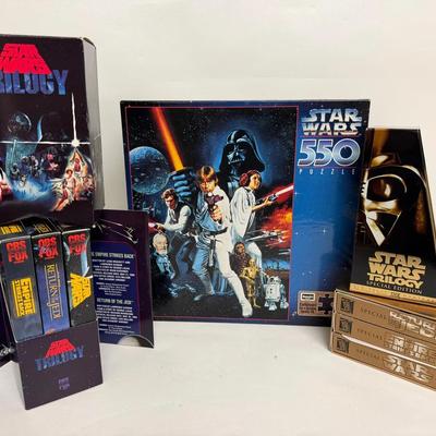 "Star Wars" Puzzle and Special Edition VHS Tapes