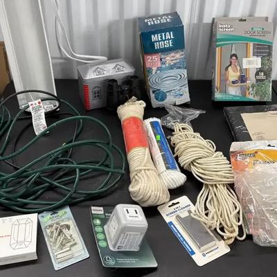 Fluorescent Light, Metal Garden Hose, And More!