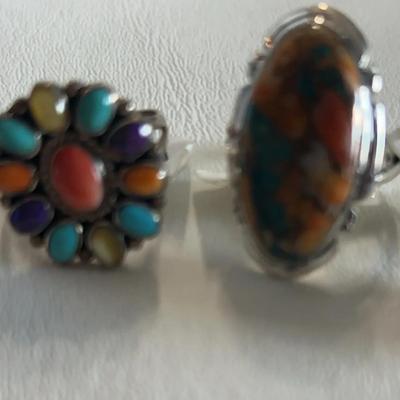 One...Two...Three...Four Sterling Silver Rings!