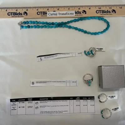 Exquisite Sterling And Turquoise Collection