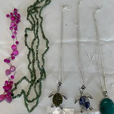 Turtle, Oval and Beaded Necklaces!
