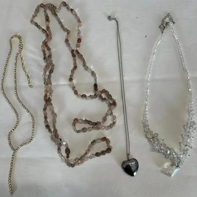 Set of Four Dazzling Necklaces