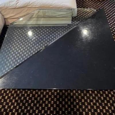 Contemporary Glass Large Coffee Table