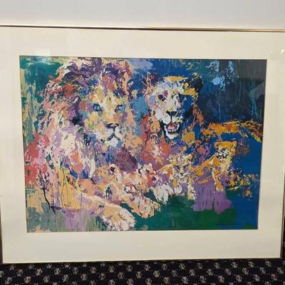 Leroy Neiman "Lion's Pride" Print