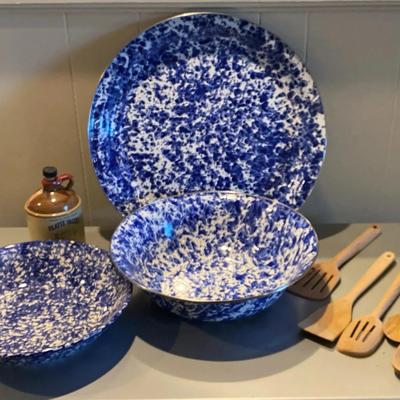 Colbolt Blue Enamel Ware & Other Items 