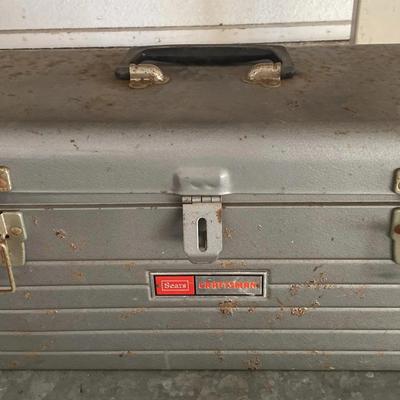 Craftsman Toolbox with a Variety of Tools