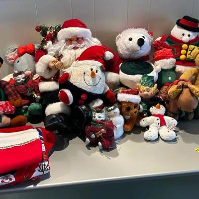 Mystery Lot of Christmas Plush