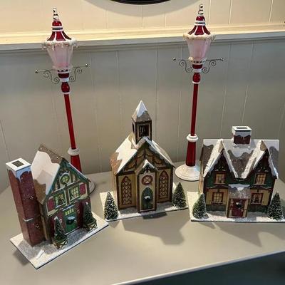 Village Advent Calendar and Small Lights