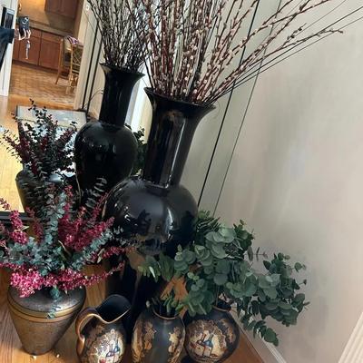 Decorative Vases and Faux Decor Items 