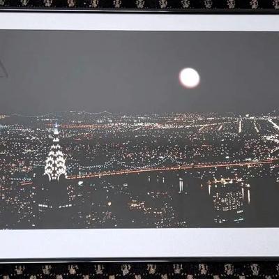 Framed New York City Skyline Print