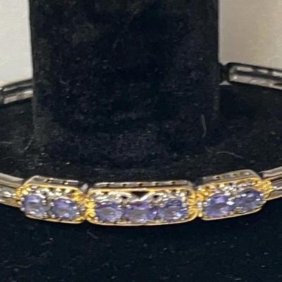 Tanzanite Cuff Bracelet 