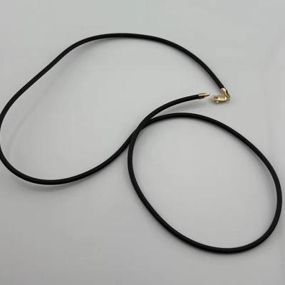 14k Yellow Gold Rubber-Like Necklace