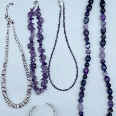 Collection of Purple Jewelry