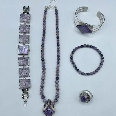 Assorted Charoite Jewelry