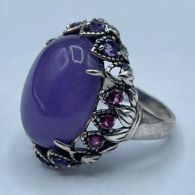 Jade & Tourmoline Ring