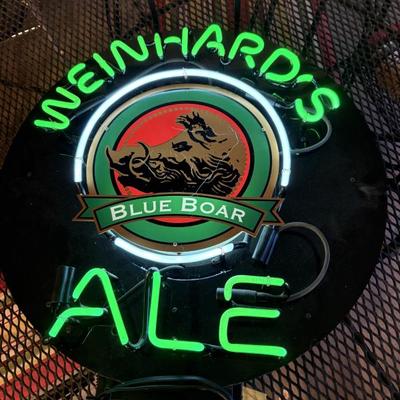 Neon beer sign