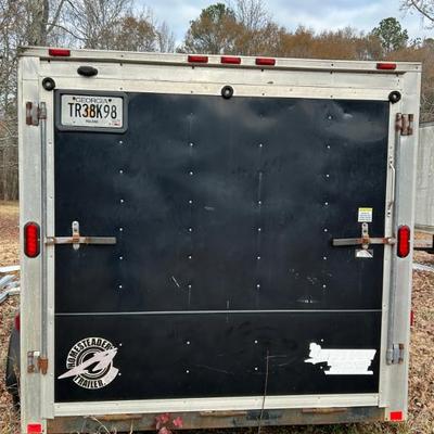 Homesteader Patriot Enclosed Trailer w/ Shelves 