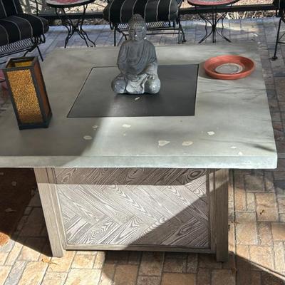 Rectangular Propane Fire Pit Table - Great Selection of Outdoor Furniture and Decor 