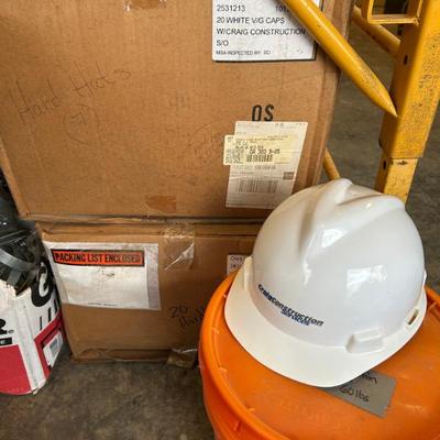 Multiple Cases of Hard Hats - HUGE Selection of Household and Construction Tools 
