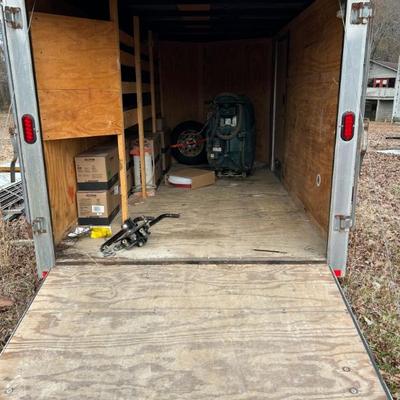 Homesteader Patriot Enclosed Trailer w/ Shelves 