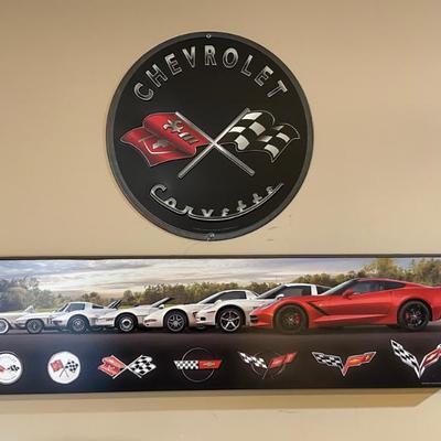 Corvette Wall Art - Shop a Great Selection of Framed Artwork and Wall Decor 