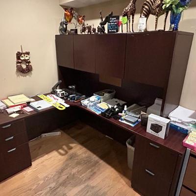 L Shaped Executive Desk - Office Equipment and Office Furniture 