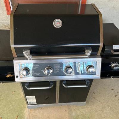 Nexgrill 4-Burner Propane Grill w/ Side Burner and Side Table 