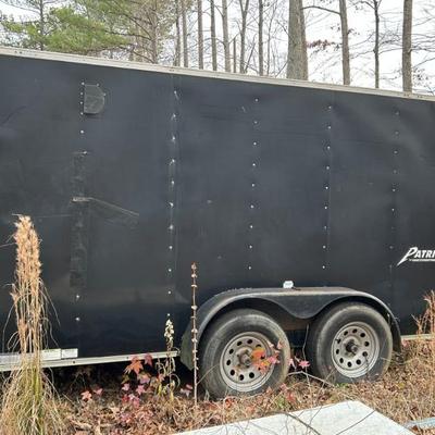 Homesteader Patriot Enclosed Trailer w/ Shelves 