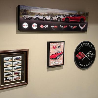 Corvette Wall Art - Shop a Great Selection of Framed Artwork and Wall Decor 