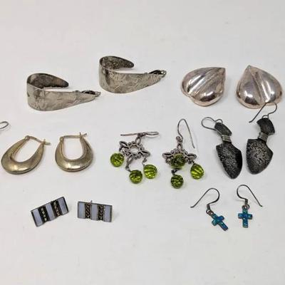 Pierced + Clip On Sterling Silver Earrings