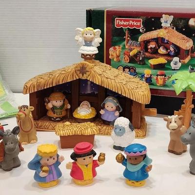 Fisher Price Little People Christmas Story Set, Plus 12 Craft Kits