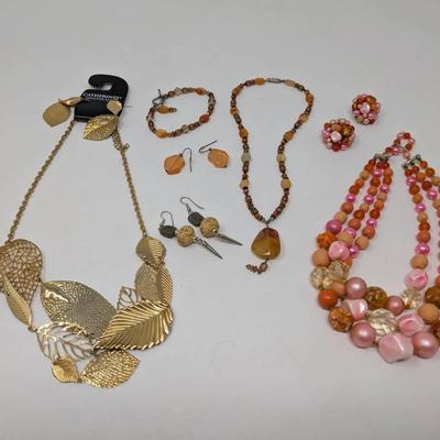 Necklace + Earring Sets - First Set W/ Sterling Hardware 