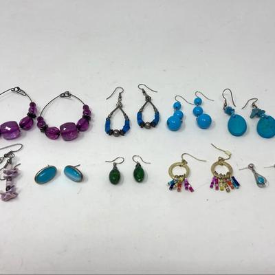 Beaded Pierced Earrings