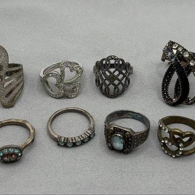 Rings, 2 Sterling 