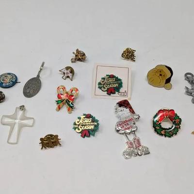 Christmas & Faith Pins