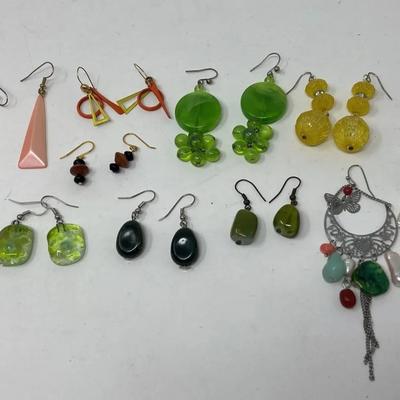 Colorful & Dangly Fashion Earrings 