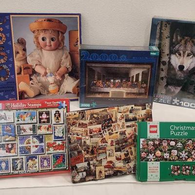 6 Collectible Puzzles (4 New In Box)