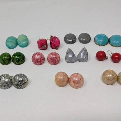 Pierced + Clip On Acrylic Earrings