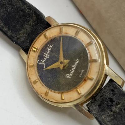 Vintage Sheffield Rainbow Hologram Effect Watch 