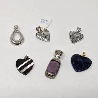 Necklace Pendants - Hearts + Stones (Some Lia Sophia)