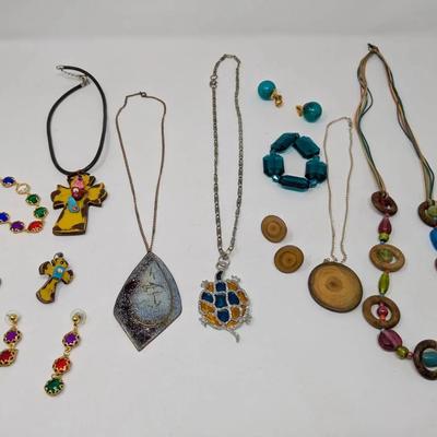 Beaded Necklaces, Pierced + Clip On Earrings + Bracelets 