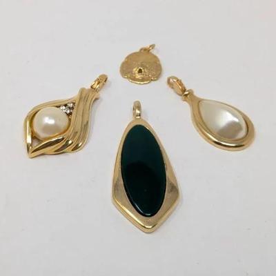 Gold Toned Necklace Pendants 